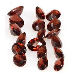 Natural Garnet 9.96 ctw checkered Oval Cut 6x4mm