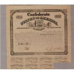 1864 One thousand dollar six percent CSA loan certifica