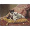 Image 1 : 5 x 7 Oil on Board ~Puppies at Play ~