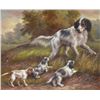 Image 1 : 8 X 10 Oil on Board ~Puppies at Play~