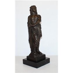 Stunning Bronze Sculpture Vercingetorix French Warrior