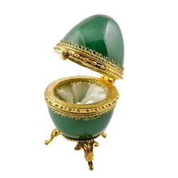 Aventurine Faberge Style Egg