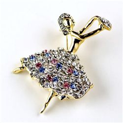 Faberge Ballet Brooch