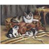 Image 1 : 8 X 10 Oil on Board ~Kittens at Play~