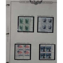 1962-71  plate block,mostly 4 but several larger  aprox 175