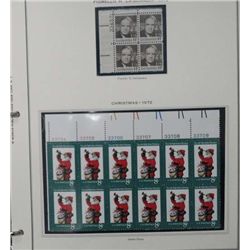 1972-76  plate block mostly 6 or higher(many 12)  over 100