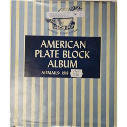 United States airmail stamp plate block NEW NH  collection   aprox 75 and