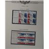 Image 2 : United States airmail stamp plate block NEW NH  collection   aprox 75 and