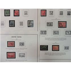 Lot of early stamps: 1902-03 wtmkd per12;1-2-5-8;1903 2;04 lu purch  2ct;07james