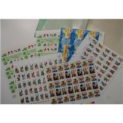 2  sheet of 48 13ct blocks of 8 Canadian exhibition-sheet of 48 20ct moon-