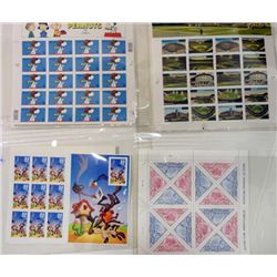 Mint sheets:3507 Peanuts;3505 PA INV ;3392b  RR;3445 WH;3510-19 BB flds