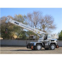 1989 P&H CN122, 22 Ton Rough Terrain Crane