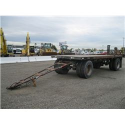 1987 Eight Point EP2AFBFT-20 Flatbed Trailer