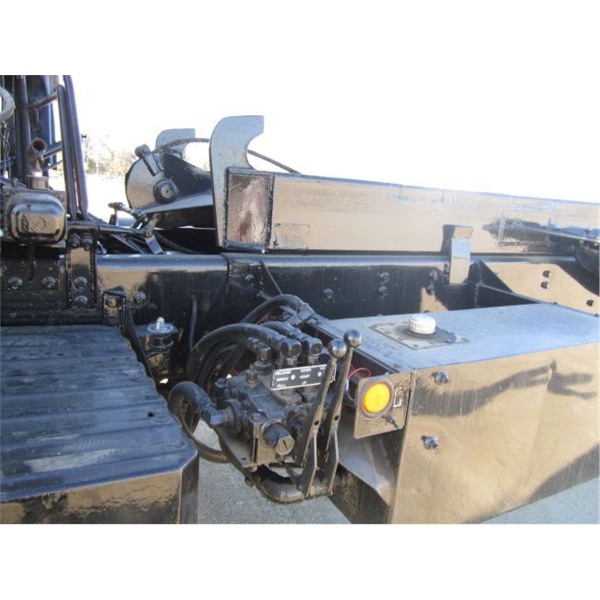 1995 White GMC Cab Over Roll Off Truck