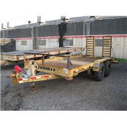 1997 Zieman T/A Equipment Trailer