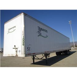 1998 Wabash 53' T/A Van Trailer