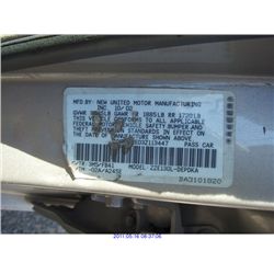 2003 - TOYOTA COROLLA