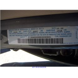 2003 - VOLKSWAGEN JETTA
