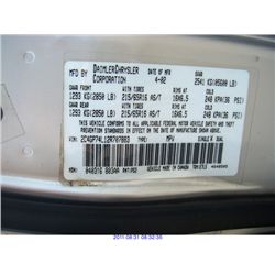 2002 - CHRYSLER TOWN AND COUNTRY