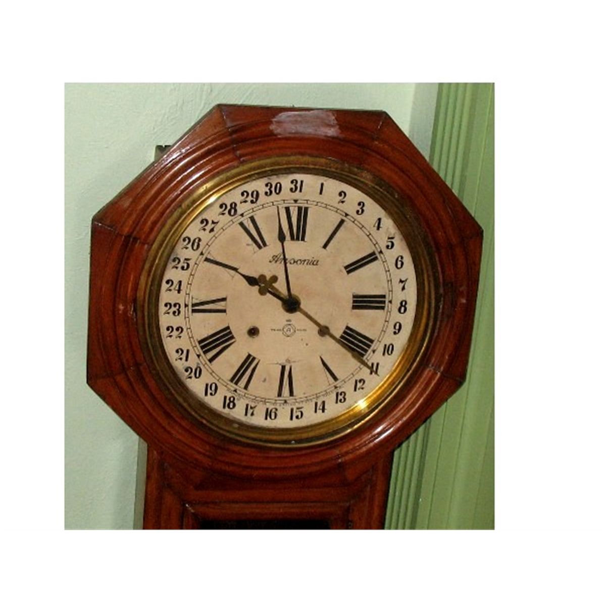ansonia-octagon-calendar-wall-regulator-clock