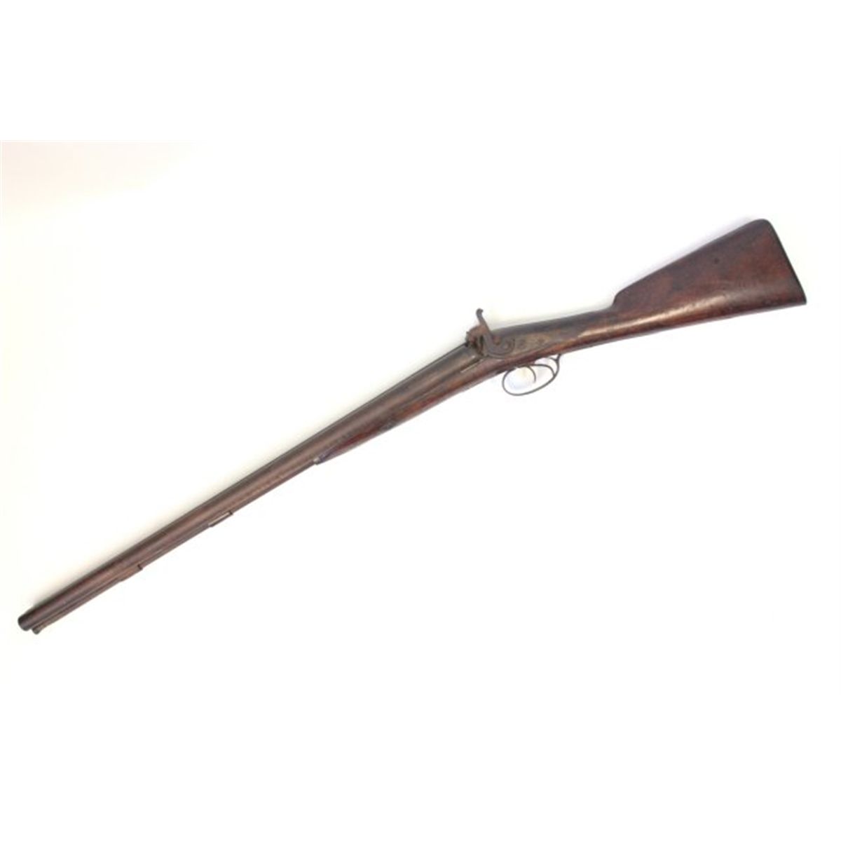 Lane & Reed antique double barrel shotgun
