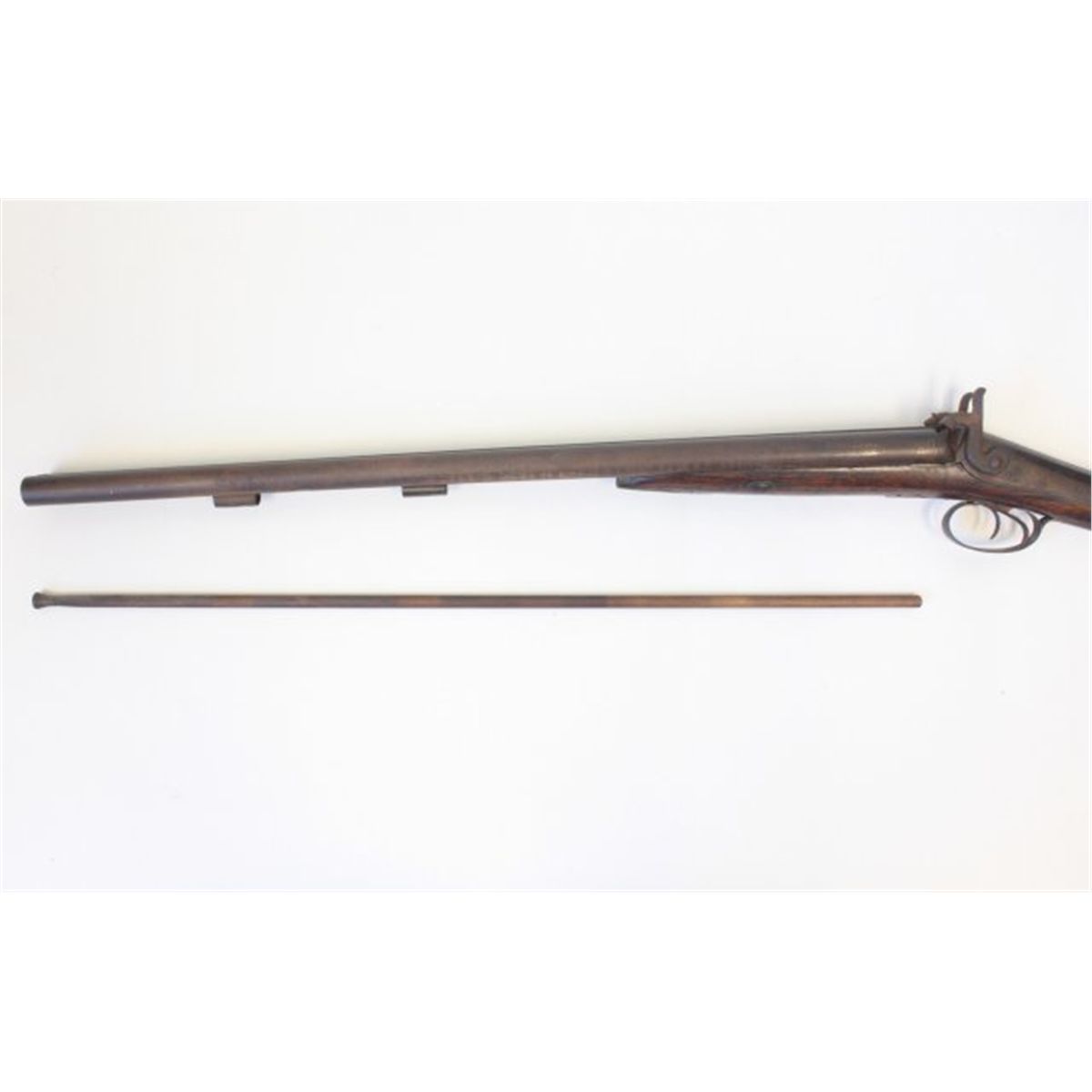 Lane & Reed antique double barrel shotgun