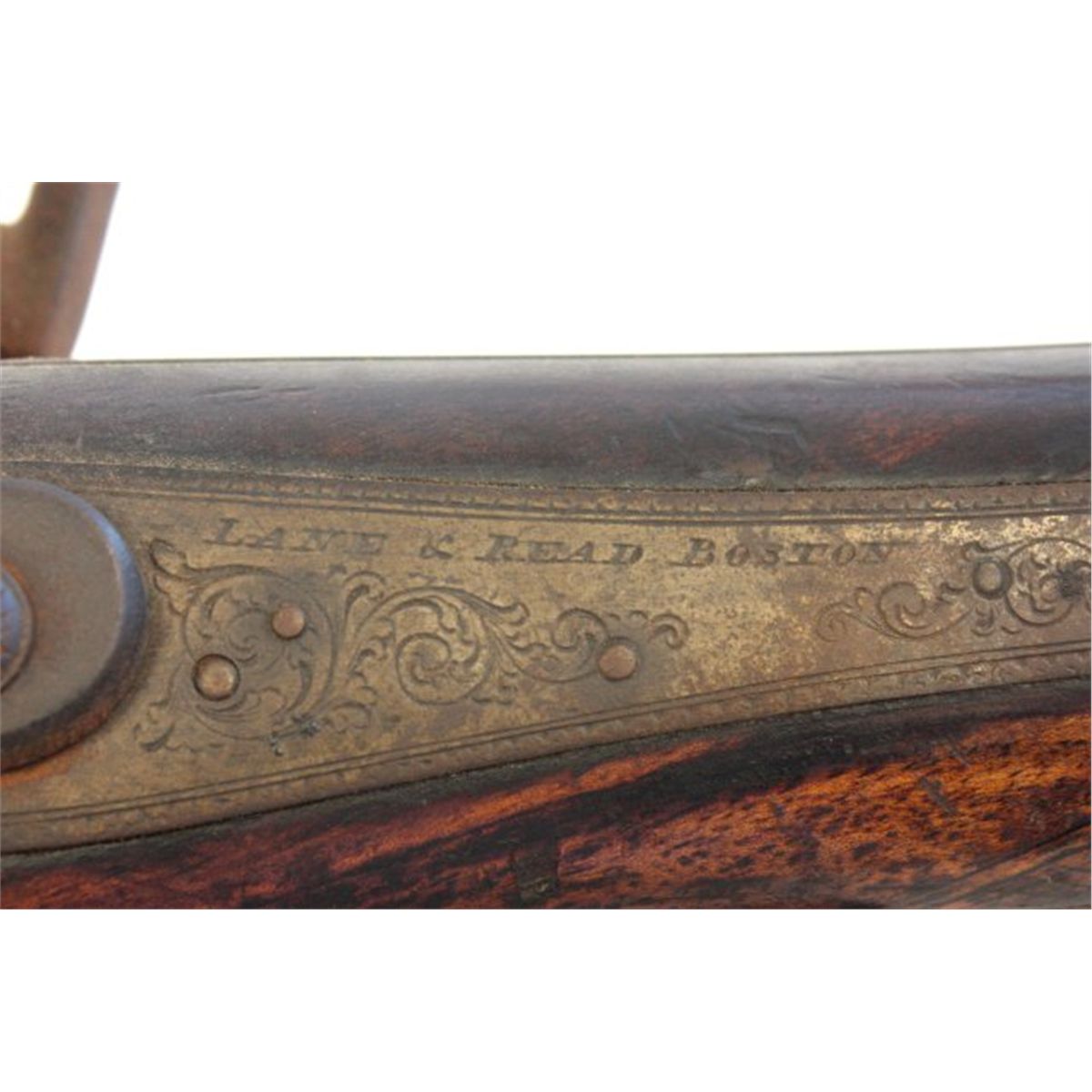 Lane & Reed antique double barrel shotgun