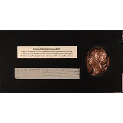 George Washington and Abraham Lincoln