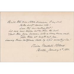 Oliver Wendell Holmes, Sr