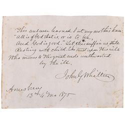 John Greenleaf Whittier