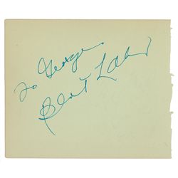 Wizard of Oz: Bert Lahr