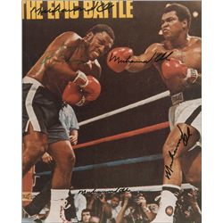 Muhammad Ali and Joe Frazier