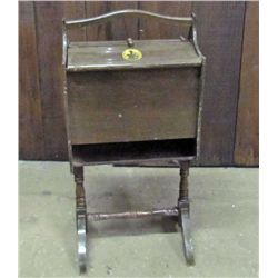 VINTAGE WOODEN SEWING STAND / CABINET