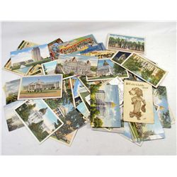 LOT OF APPROX. 100 VINTAGE POSTCARDS