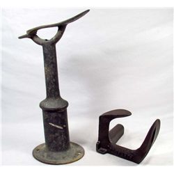 LOT OF 2 CAST IRON SHOE FORMS