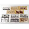 Image 1 : LOT OF APPROX. 11 VINTAGE PHOTO STEREOVIEW  CARDS