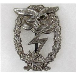 GERMAN NAZI LUFTWAFFE GROUND ASSAULT BADGE - 75 ASSAULTS