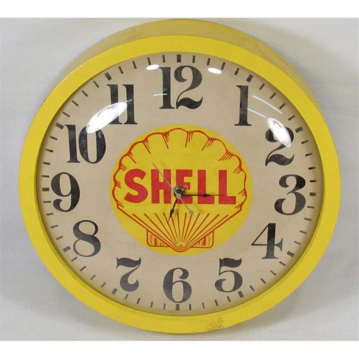 SHELL OIL ADVERTISING CLOCK