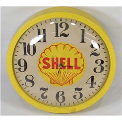 SHELL OIL ADVERTISING CLOCK