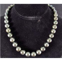 SINGLE STRAND TAHITIAN CULTURED PEARL NECKLACE