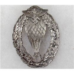 GERMAN NAZI NSFK BALLOON PILOT BADGE