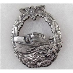 GERMAN NAZI NAVY E-BOAT BADGE - 1ST PATTERN