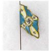 Image 1 : GERMAN NAZI ELASTOLIN NAVAL REGIMENTAL STANDARTE FLAG
