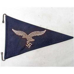 GERMAN NAZI LUFTWAFFE OFFICERS STAFF CAR PENNANT