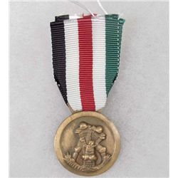 GERMAN NAZI ITALIAN AFRIKA KORPS DECORATION W/ RIBBON