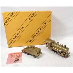 SUNSET MODELS SOUTHERN PACIFIC TRAIN S-8 0-6-0 IN ORIGINAL BOX