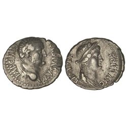 Denario. - Acuñada el 69-70 d.C. - VESPASIANO. - Anv.: IMP. CAES.VESPAS. AVG. Busto laureado a derec