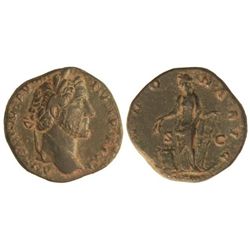 Sestercio. - Acuñada el 148-149 d.C. - ANTNINO PÍO. - Anv.: ANTONINVS AVG. PIVS P. P. TR. P. XII. Ca