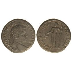 AE 30. - CARACALLA. - TRACIA. - Anv.: A. V. T. K. M. A. V. P. CEV. ANTNEINOC. Rev.: Figura divina c