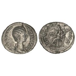 Denario. - 222-235 d.C. - ORBIANA. - Anv.: SALL. BARBIA ORBIANA AVG. Busto diademado a derecha. Rev.